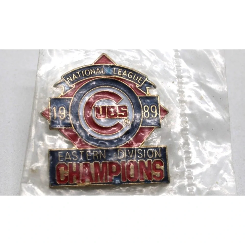 CHICAGO CUBS 1989 NATIONAL LEAGUE EASTERN DIVISION MLB CHAMPIONSHIP PIN NEW